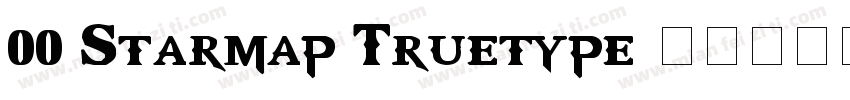 00 Starmap Truetype字体转换